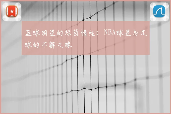 篮球明星的绿茵情结：NBA球星与足球的不解之缘